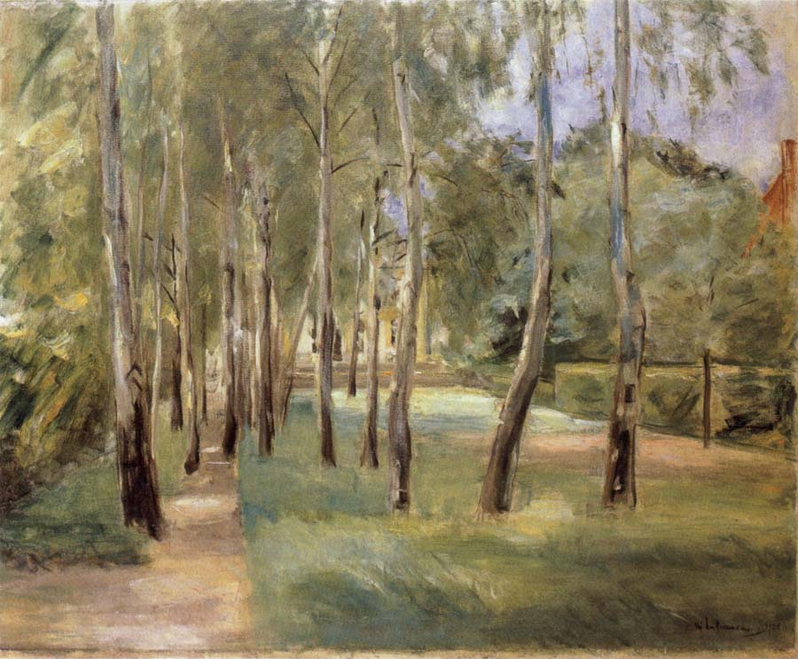 Max Liebermann The Birch-Lined Avenue in the Wannsee Garden Facing West